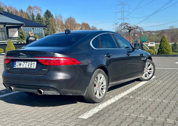 Jaguar XF cena 80000 przebieg: 115509, rok produkcji 2016 z Kraków małe 704